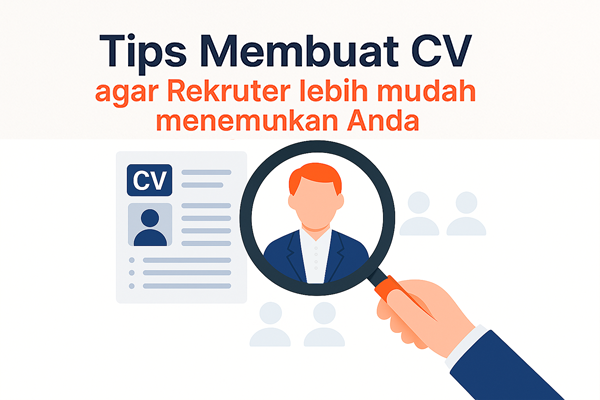 Tips Membuat CV agar Rekruter lebih mudah menemukan Anda